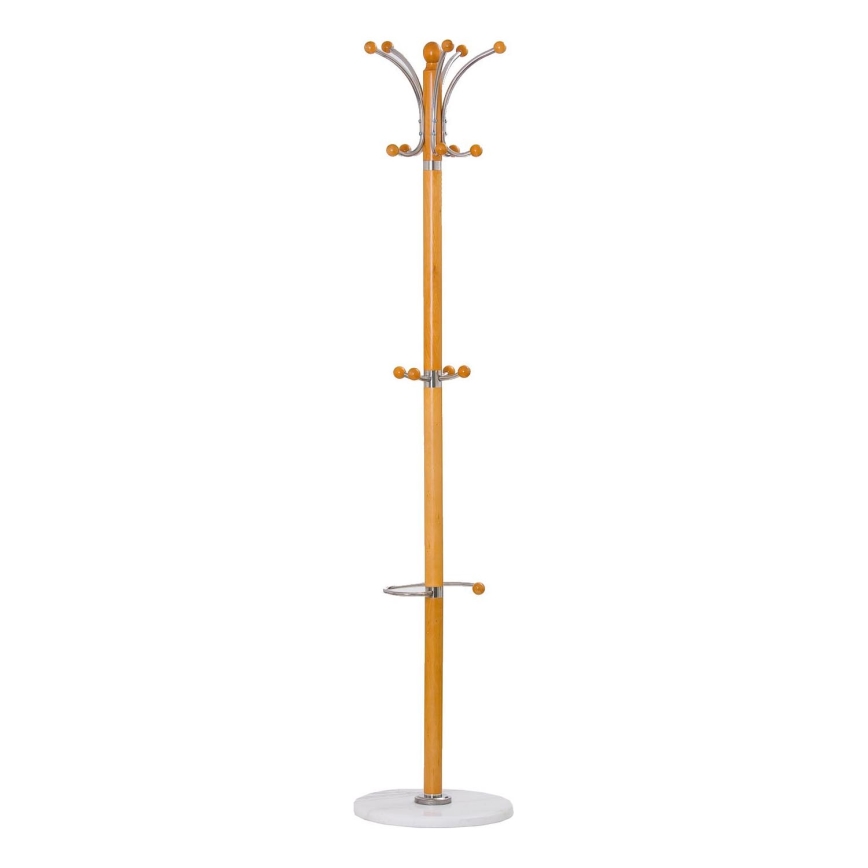Напольная вешалка 185x38 см коричневый
