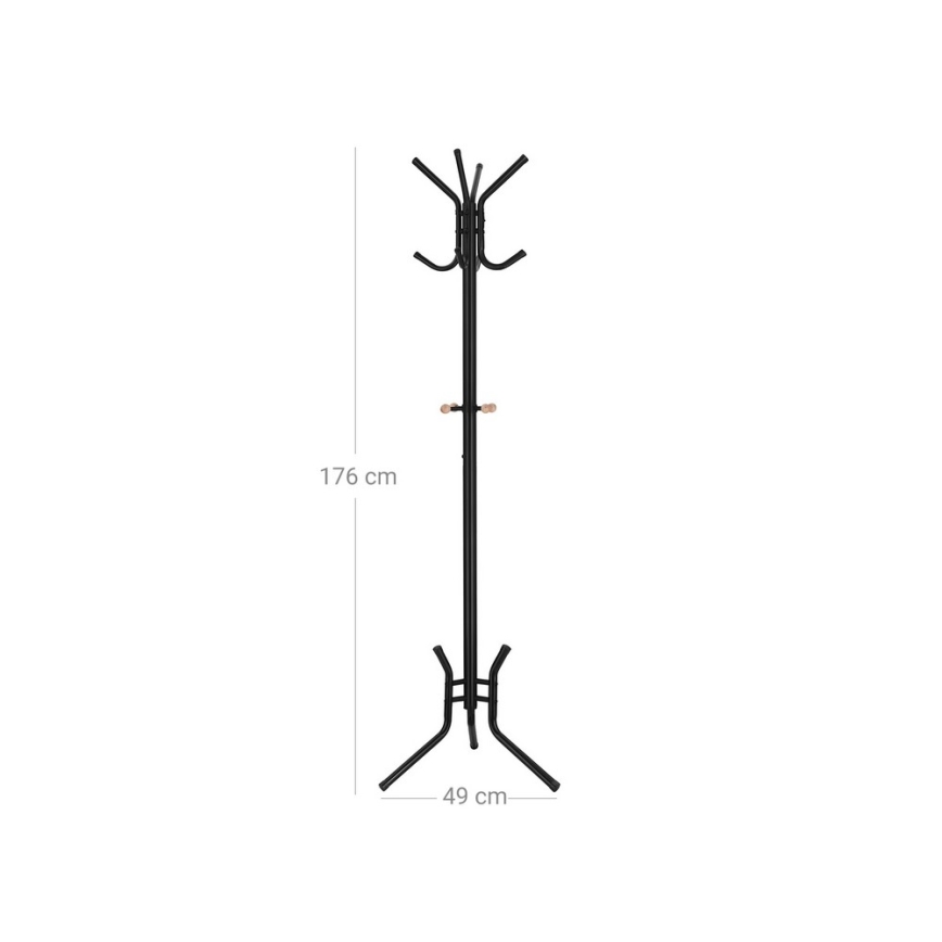 Напольная вешалка LINEA, черная