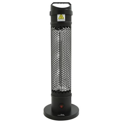 Напольный инфракрасный обогреватель 1000W/230V IP44 черный