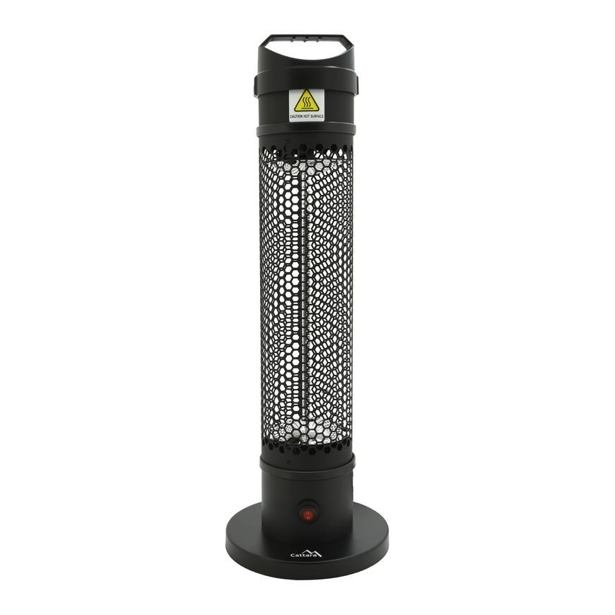 Напольный инфракрасный обогреватель 1000W/230V IP44 черный