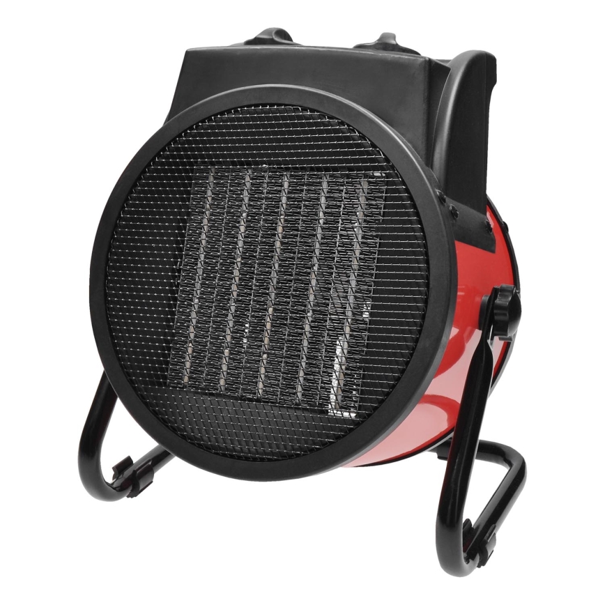 Напольный вентилятор с керамическим нагревательным элементом 3000W/230V черный