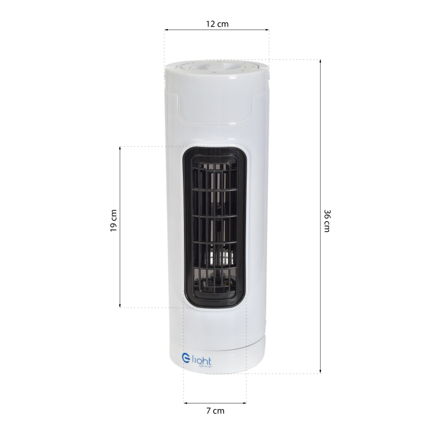 Напольный вентилятор TOWER 30W/230V белый