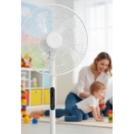 Напольный вентилятор VIENTO-R 40 Вт/230 В белый + пульт дистанционного управления