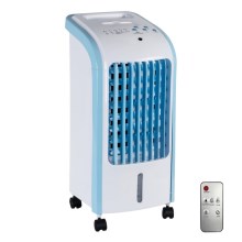 Напольный вентилятор KLOD 80W/230V белый/синий + ДУ