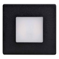 Наружный лестничный светильник LED/1,7 Вт/230 В 3000/4000/6000 К IP54 черный