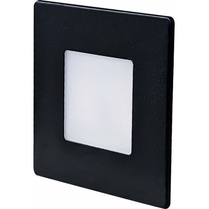 Наружный лестничный светильник LED/1,7 Вт/230 В 3000/4000/6000 К IP54 черный