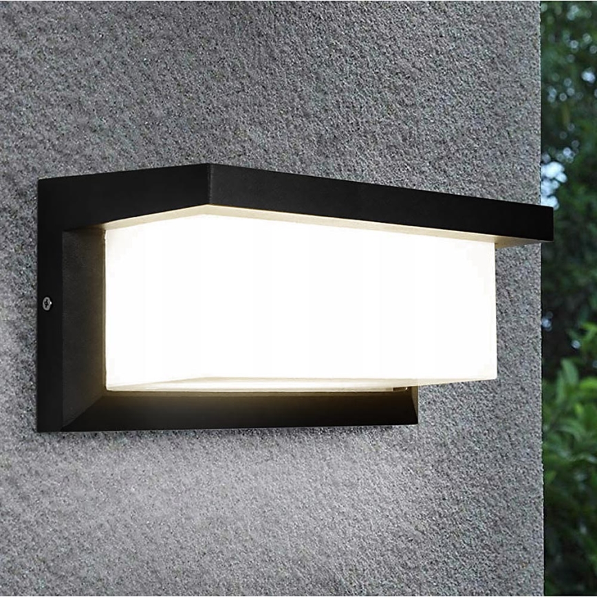 Наружный настенный светильник NEELY 1xE27/60W/230V IP54 черный