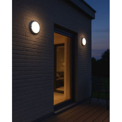Наружный потолочный светильник LED, 8 Вт, 230 В, 4200 К, диаметр 14 см, IP64, белый