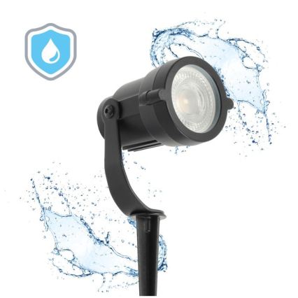 Наружный светильник BLAKE UNO 1xGU10/35W/230V IP65 чёрный