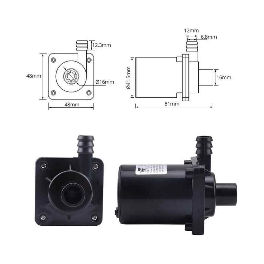 Насос 8-24VDC 900 л/час