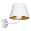 Настенная лампа ARDEN 1xE27/60W/230V белый/золотистый