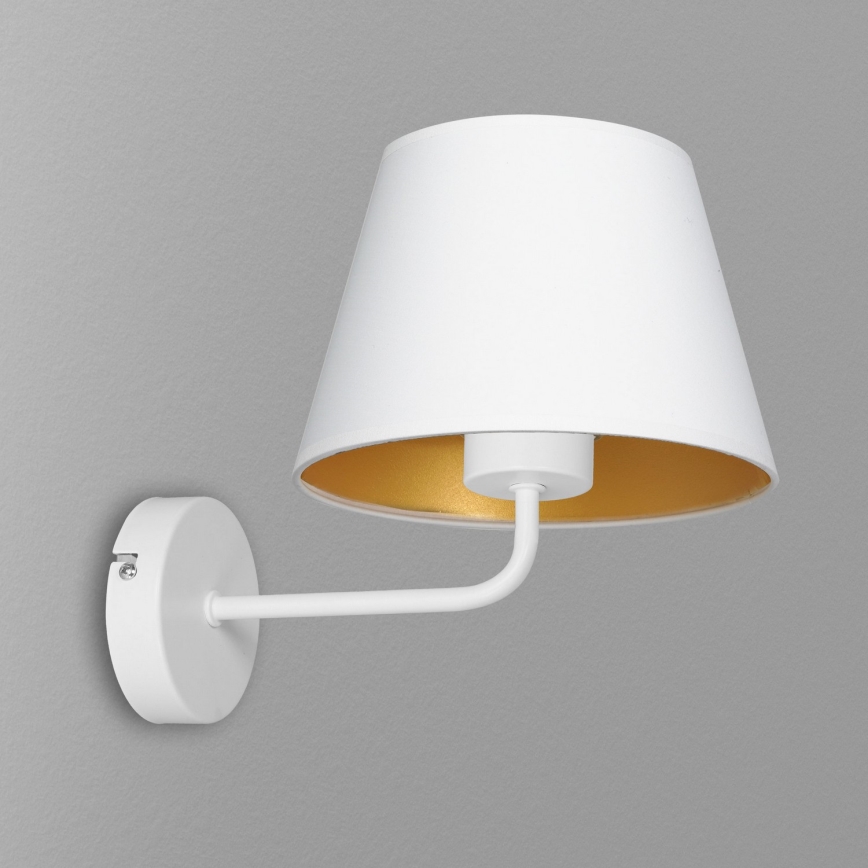 Настенная лампа ARDEN 1xE27/60W/230V белый/золотистый