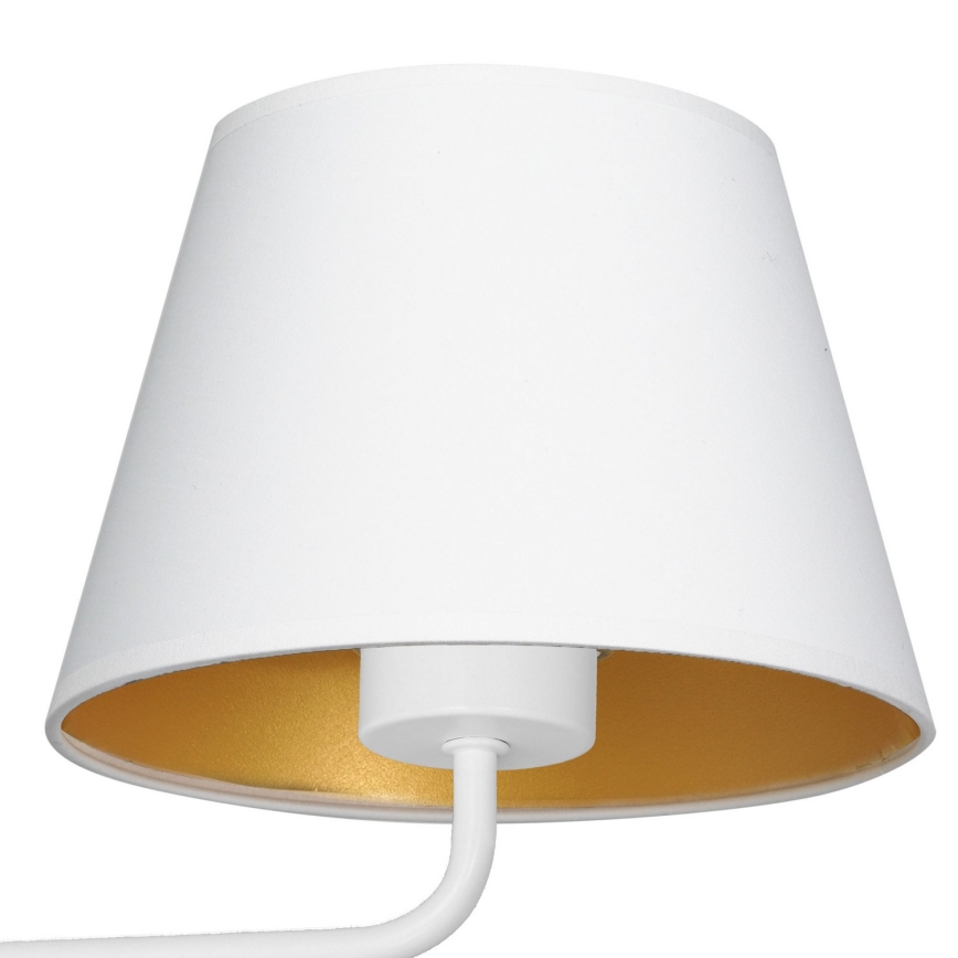Настенная лампа ARDEN 1xE27/60W/230V белый/золотистый