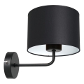 Настенная лампа ARDEN 1xE27/60W/230V черный/белый