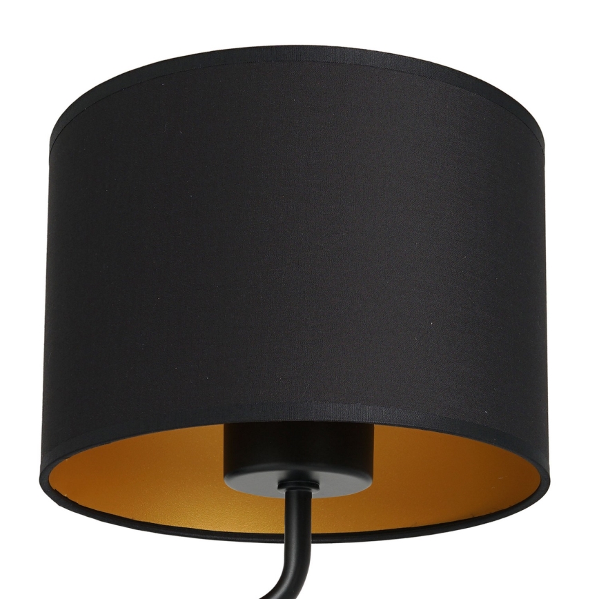 Настенная лампа ARDEN 1xE27/60W/230V черный/золотистый