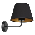 Настенная лампа ARDEN 1xE27/60W/230V черный/золотистый