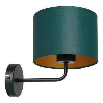 Настенная лампа ARDEN 1xE27/60W/230V зеленый/золотистый