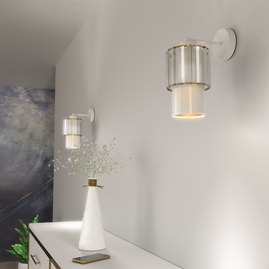 Настенная лампа BLANCO 1xE27/60W/230V белая