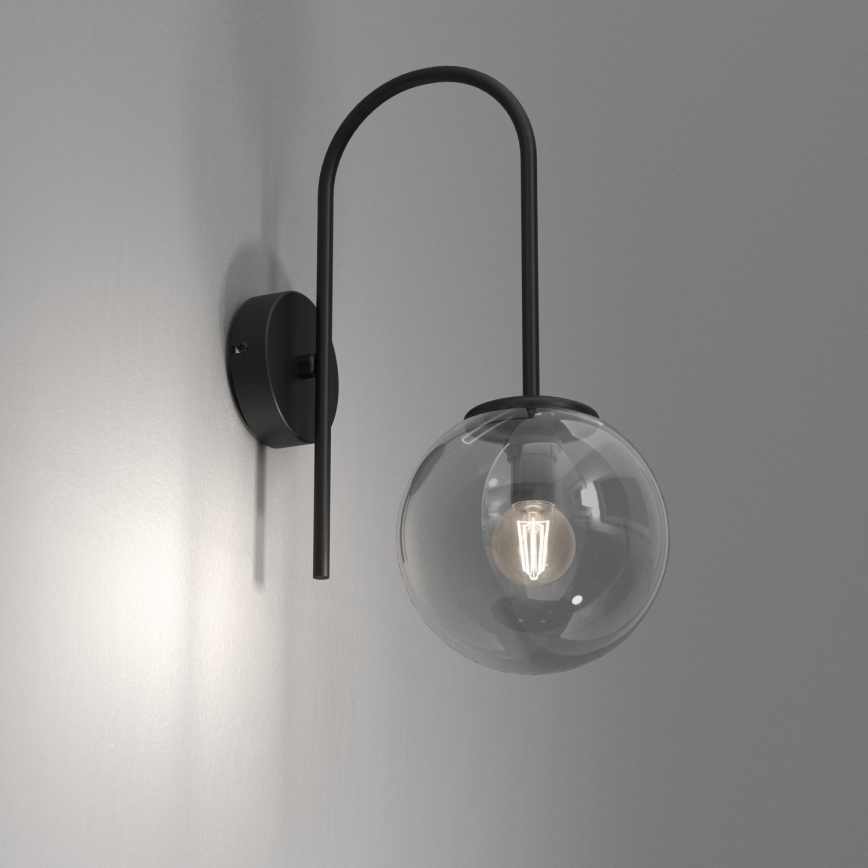 Настенная лампа CAMBRIDGE 1xE14/60W/230V черная