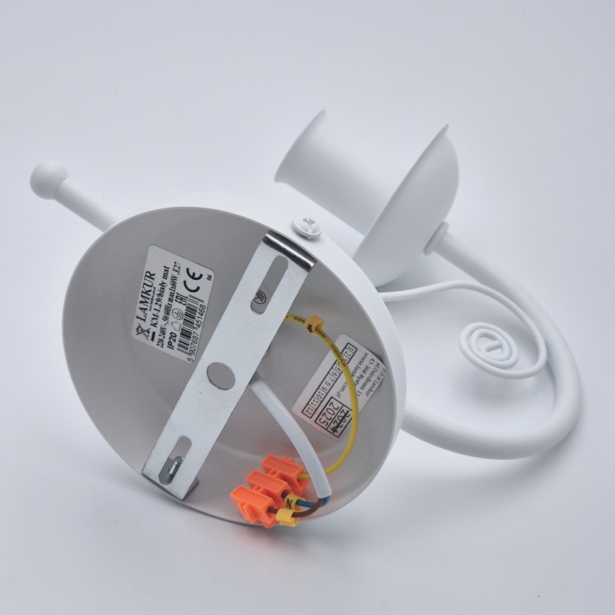 Настенная лампа DONATO 1xE14/40W/230V белый