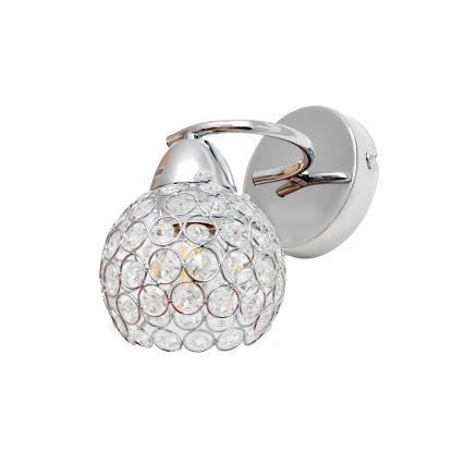 Настенная лампа DORIS 1xE27/15W/230V блестящий хром/прозрачный