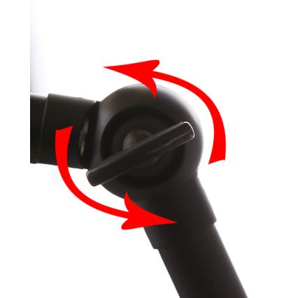 Настенная лампа FUNDO 1xE27/40W/230V черный/золотой