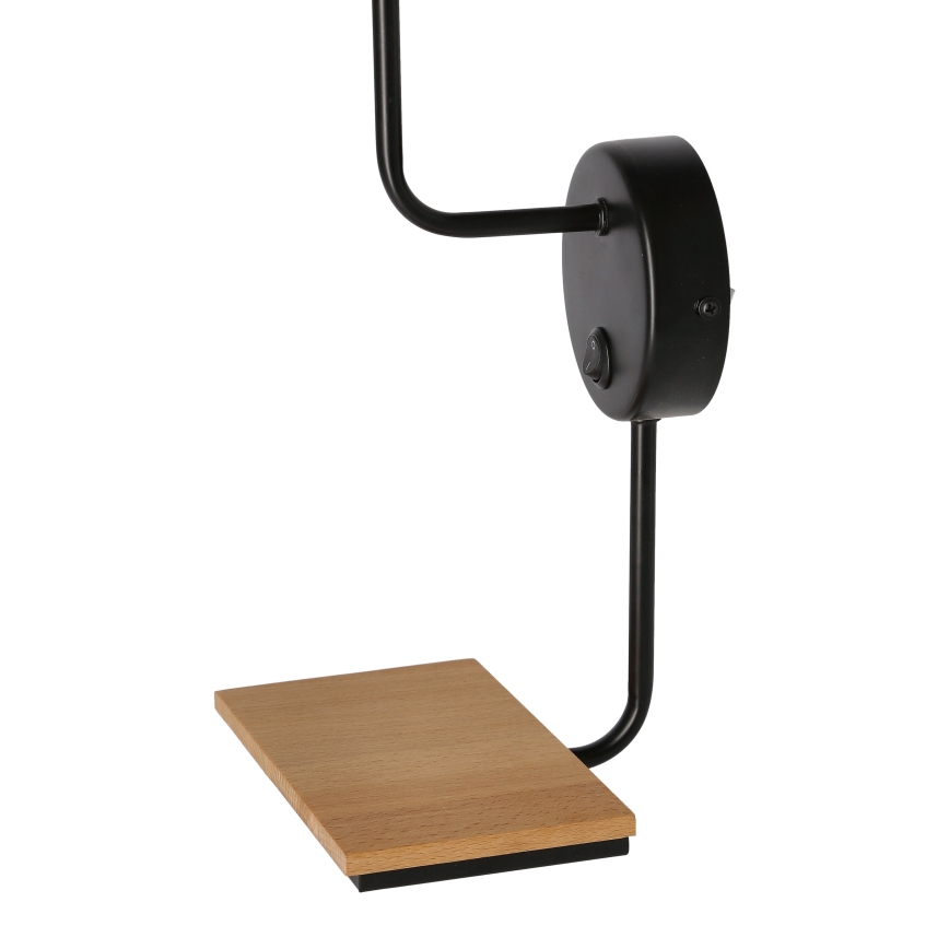 Настенная лампа KETO 1xE14/40W/230V черный