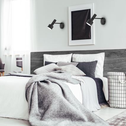 Настенная лампа LINTERNA 1xGX53/12W/230V черный