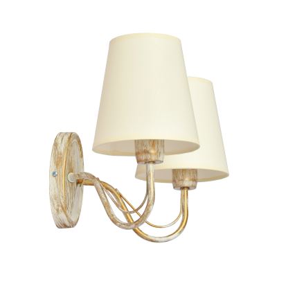 Настенная лампа MALBO 2xE27/15W/230V бежевый
