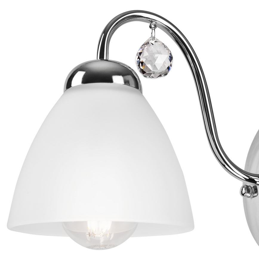 Настенная лампа MIRANDA 1xE27/60W/230V блестящий хром