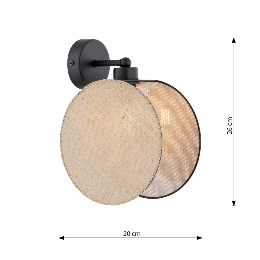 Настенная лампа MOTIF 1xE14/10W/230V бежевый