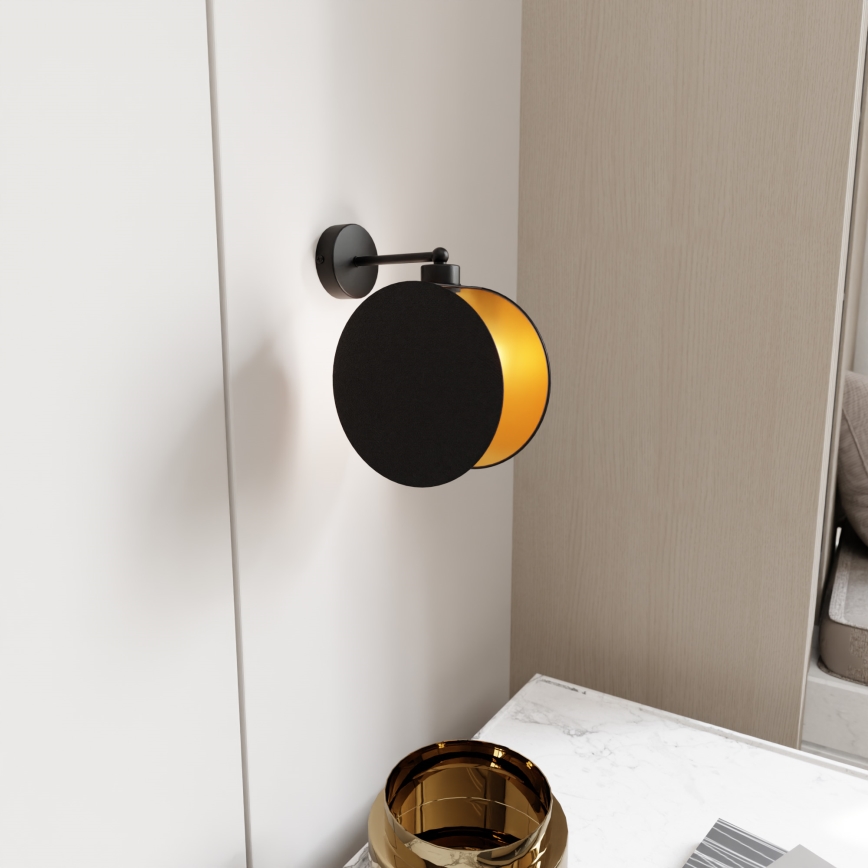 Настенная лампа MOTIF 1xE27/15W/230V черный