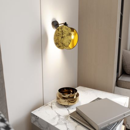 Настенная лампа MOTIF 1xE27/15W/230V золотистый