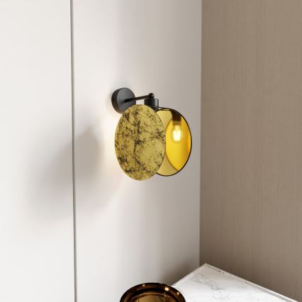 Настенная лампа MOTIF 1xE27/15W/230V золотистый