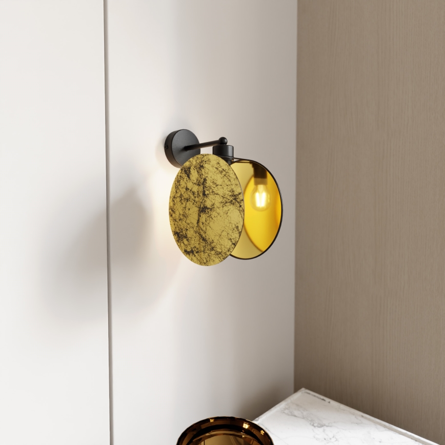 Настенная лампа MOTIF 1xE27/15W/230V золотистый