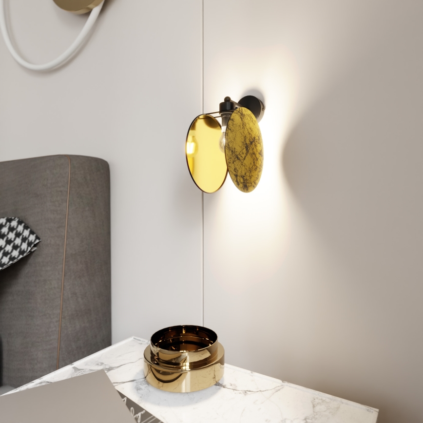 Настенная лампа MOTIF 1xE27/15W/230V золотистый