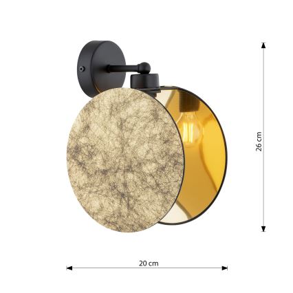 Настенная лампа MOTIF 1xE27/15W/230V золотистый
