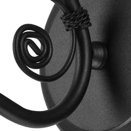 Настенная лампа RETRO II 1xE27/60W/230V матовый черный