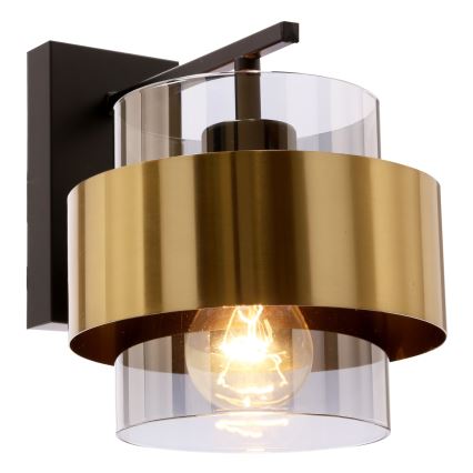Настенная лампа SPIEGA 1xE27/60W/230V золотистый/черный