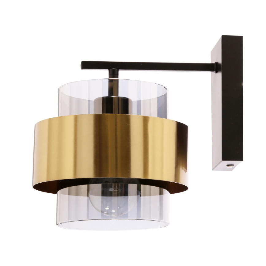Настенная лампа SPIEGA 1xE27/60W/230V золотистый/черный