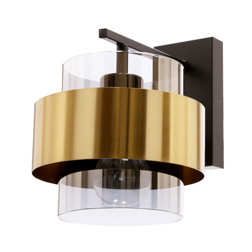 Настенная лампа SPIEGA 1xE27/60W/230V золотистый/черный