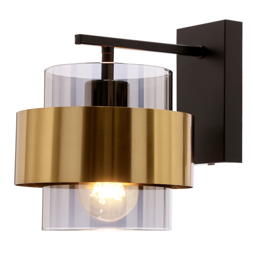 Настенная лампа SPIEGA 1xE27/60W/230V золотистый/черный