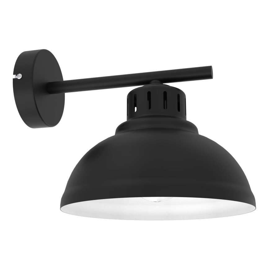 Настенная лампа SVEN 1xE27/15W/230V черный