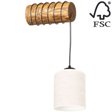 Настенная лампа TRENO 1xE27/25W/230V сосна – сертифицировано FSC