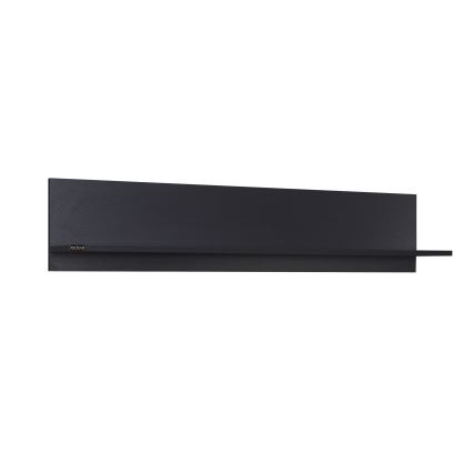 Настенная полка 25x120 см антрацит
