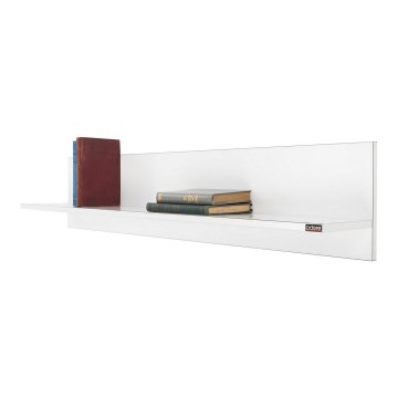 Настенная полка 25x120 см белая