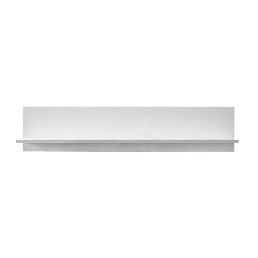 Настенная полка 25x120 см белый