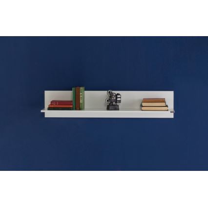 Настенная полка 25x120 см белый
