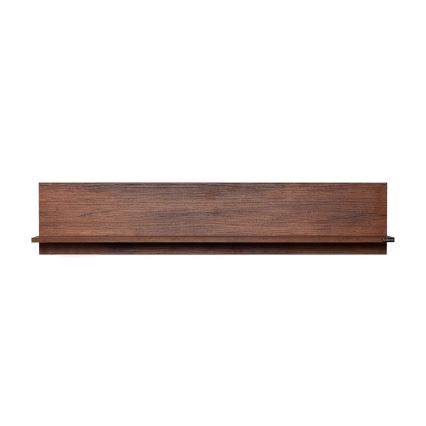 Настенная полка 25x120 см коричневый