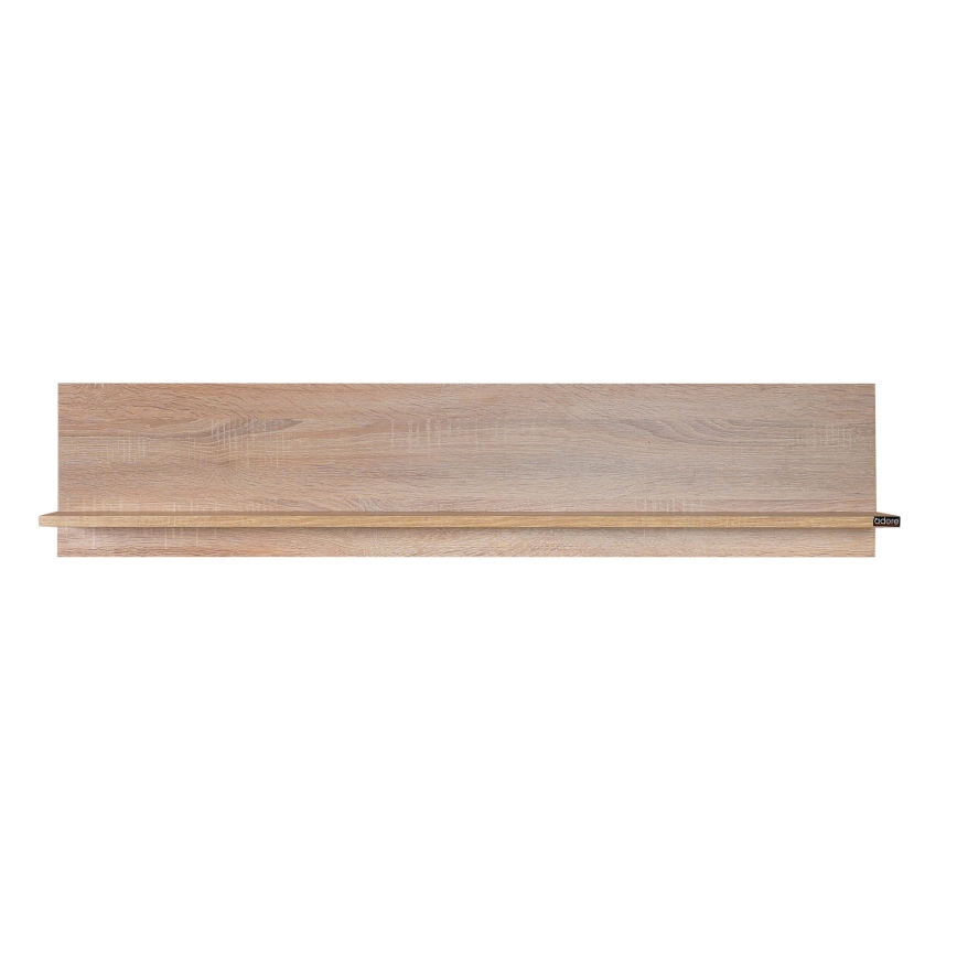 Настенная полка 25x120 см коричневый